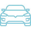Blue car icon